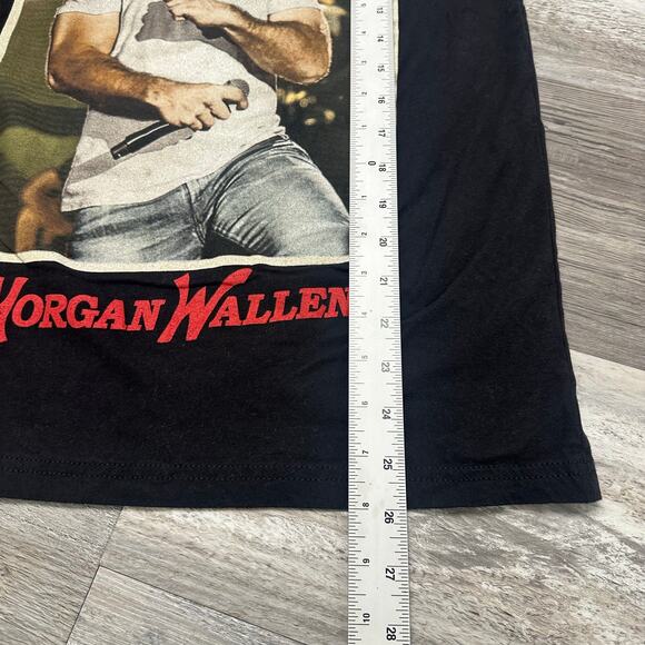 2023 Morgan Wallen One Night At A Time World‎ Tour Black Red Mens S Concert Tee - Picture 6 of 8